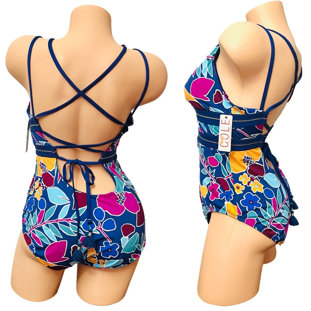 ✨NWT✨COLE OF CALIFORNIA▪️ Women’s One Piece Colorful Floral Swimsuit - Picture 9 of 15